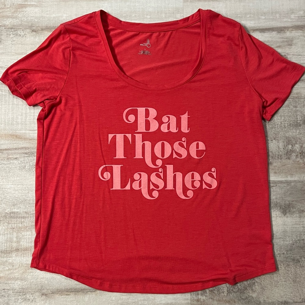 Bat Those Lashes Large T-shirt